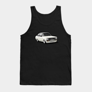 Ford Escort Mk 2 in white Tank Top